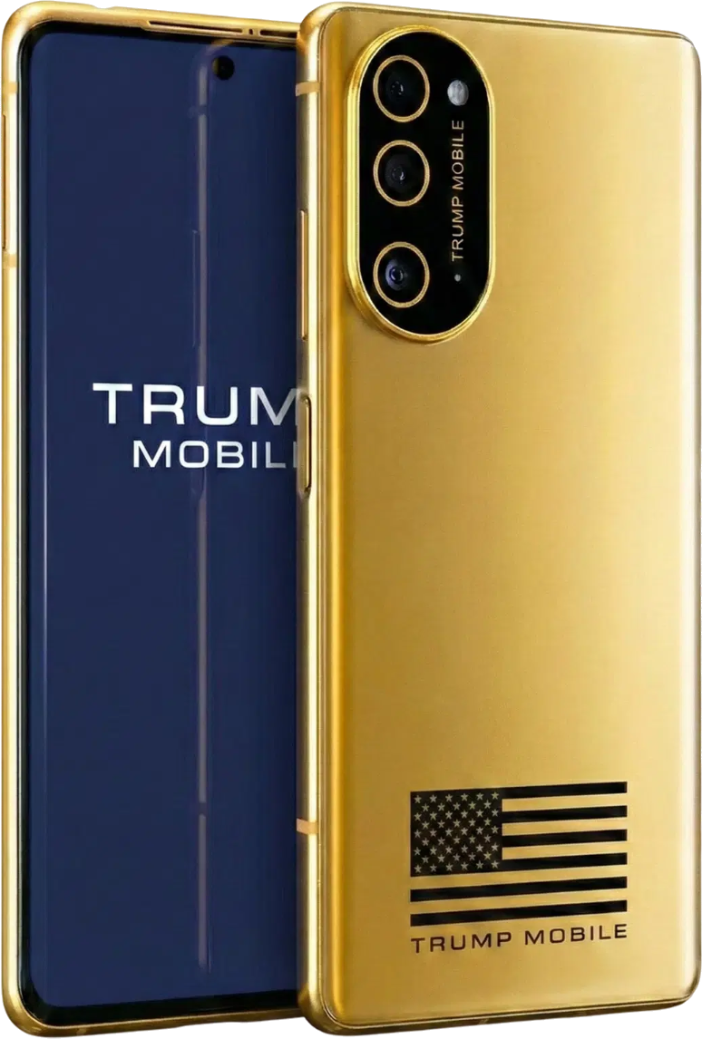 Trump Mobile T1 Phone in gold